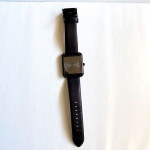 Michael Kors All Black leather Watch